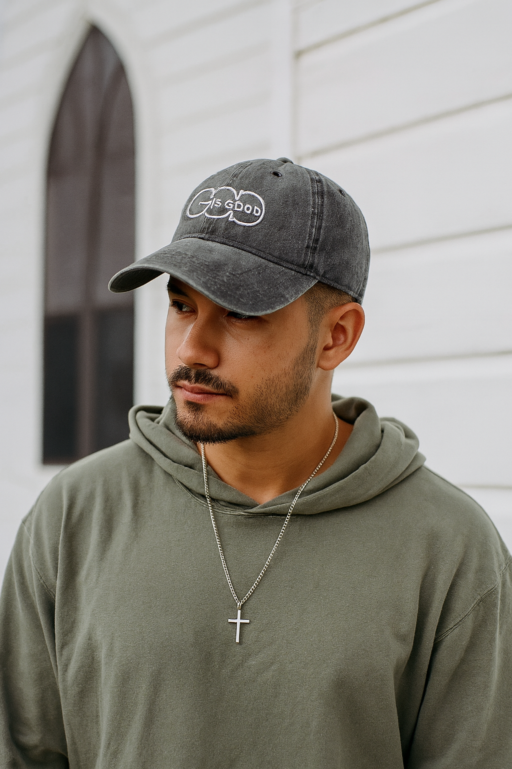 God Is Good Washed Caps, Religious God Embroidery Baseball Hat, Vintage Jesus Hat, Christian Hat, Gift for Her LAFH04